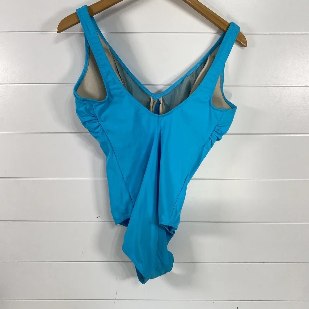 Fantasie Swimsuit Womens 36FF One Piece Underwire Support 8206LG‎ Bathing Suit